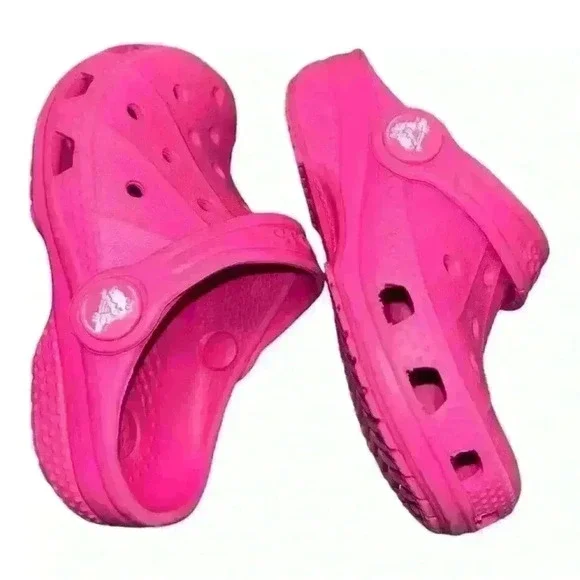 Crocs Classic Clog -  Kid - Pink Crush size 4 big kid pre-loved - Picture 3 of 8